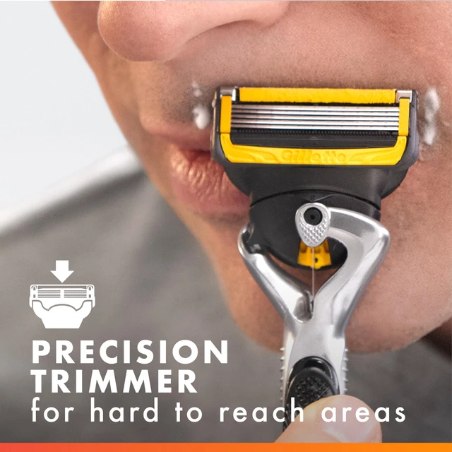 Alt view image 7 of 7 - Fusion5 ProShield Men's Razor Blades, 8 Blade Refills