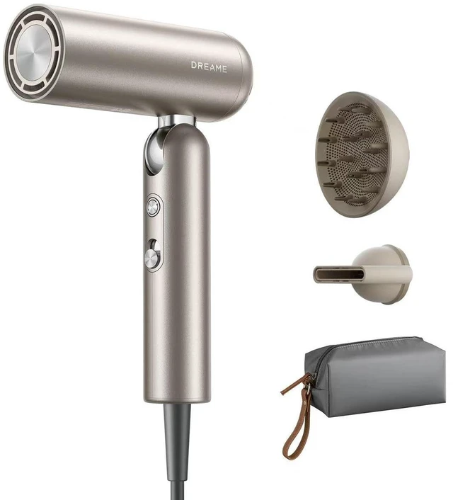 Main image of Pocket Hair Dryer 2026 New- Lightweight Foldable Blow Dryer with Diffuser, Fast Drying, High-Speed Brushless Motor, 300M Negative Ions, Low Noise, Portable for Home & Domestic Travel & Gym