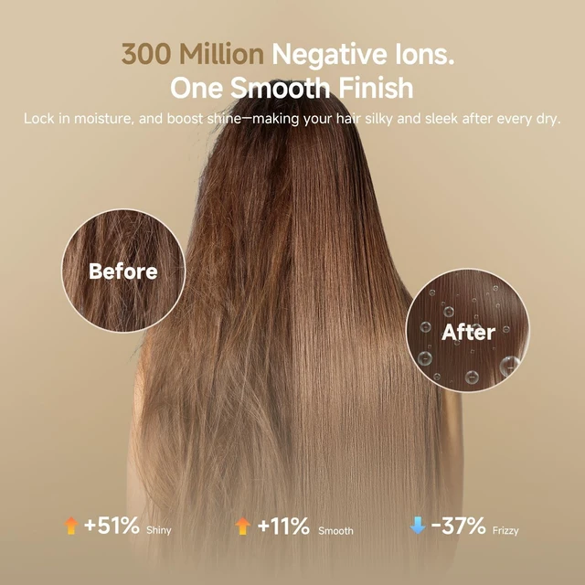 Alt view image 5 of 7 - Pocket Hair Dryer 2026 New- Lightweight Foldable Blow Dryer with Diffuser, Fast Drying, High-Speed Brushless Motor, 300M Negative Ions, Low Noise, Portable for Home & Domestic Travel & Gym