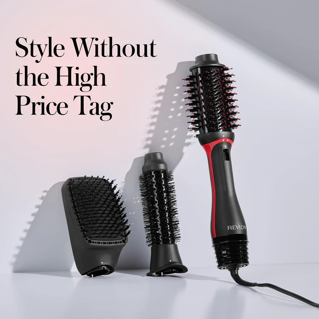 Alt view image 2 of 7 - 3-in-1 Multi-Styler Blow Dryer Brush with 3 Attachments | Volumize, boost roots, or smooth hair, interchangeable brush heads, 4 heat settings, For all hair lengths