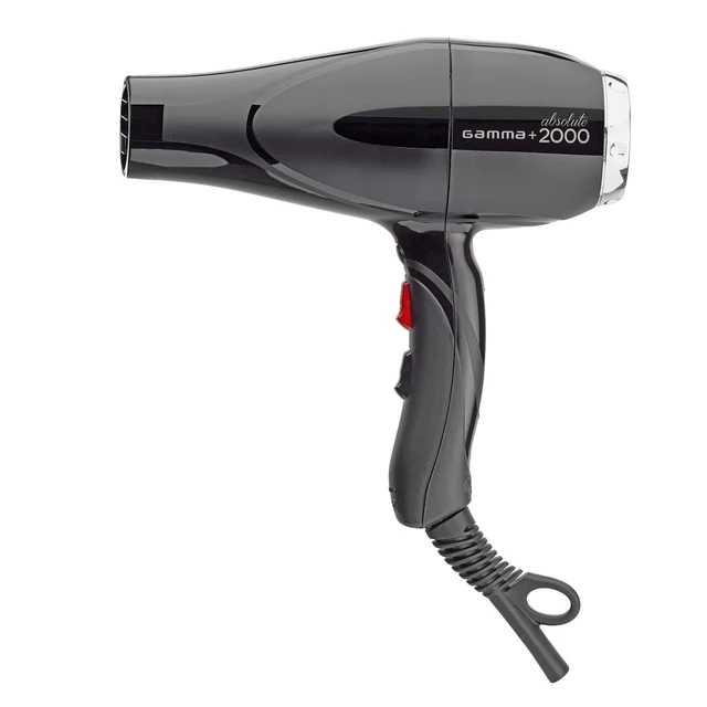 Alt view image 4 of 6 - Professional Absolute 2000 Hair Dryer Black, Tourmaline Ionization | 2000W AC Motor, Reduces Frizz, 6 Heat/Speed Settings, 9-Ft Cord
