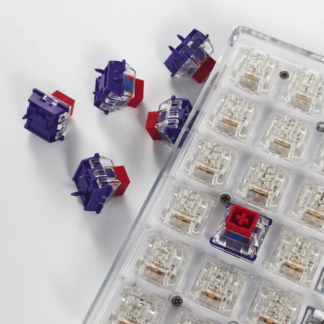 Alt view image 5 of 7 - Magnetic Switch Mechanical Keyboard High Light Transmittance Switches Gaming Computer Fnatic Magnetic Axis
