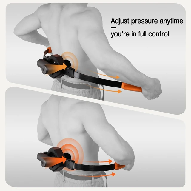 Alt view image 6 of 7 - Massage Gun Holder for Hard to Reach Areas. Relieve Muscle Pain in Shoulders, Upper Back, Lower Back, Legs. Compatible with Most Massage Guns. Unlock Full Body, Deep Tissue Relief
