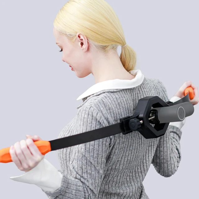 Alt view image 7 of 7 - Massage Gun Holder for Hard to Reach Areas. Relieve Muscle Pain in Shoulders, Upper Back, Lower Back, Legs. Compatible with Most Massage Guns. Unlock Full Body, Deep Tissue Relief