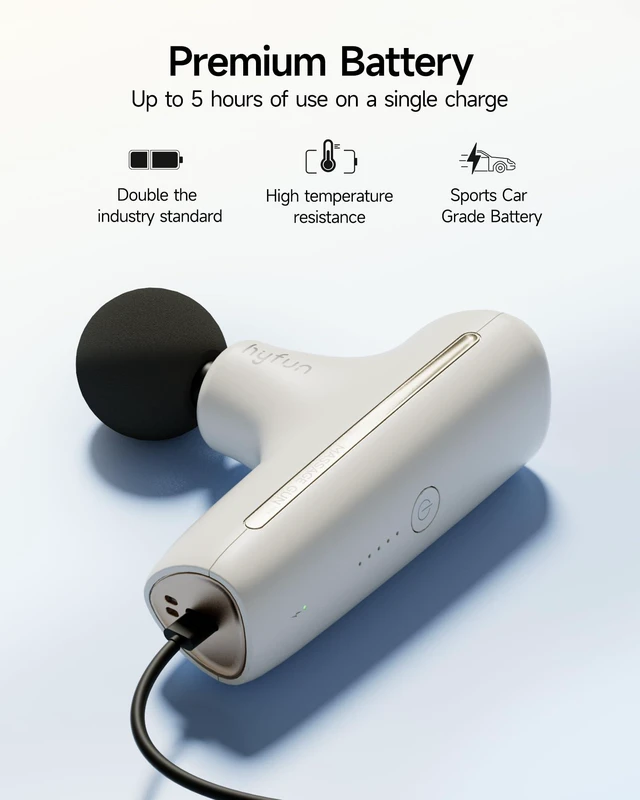 Alt view image 3 of 7 - Super Mini Massage Gun, Travel Handheld Massager for Muscle Recovery | Ultra-Compact Design, Deep Tissue Percussion Massager, Men & Women Soreness Relief, Home, Gym, Office, FSA Eligible HSA