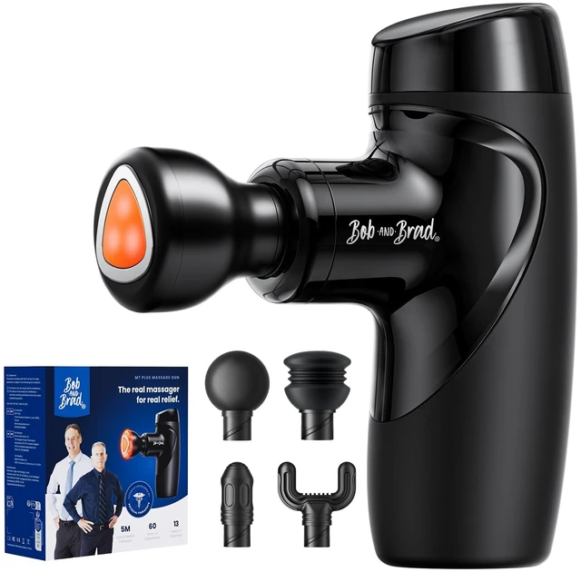 Main image of M7 Plus Mini Massage Gun with Heat, FSA Eligible & HSA Approved Deep Tissue Percussion Massager for Back & Neck Stiffness - Portable, Quiet, Ultra-Lightweight