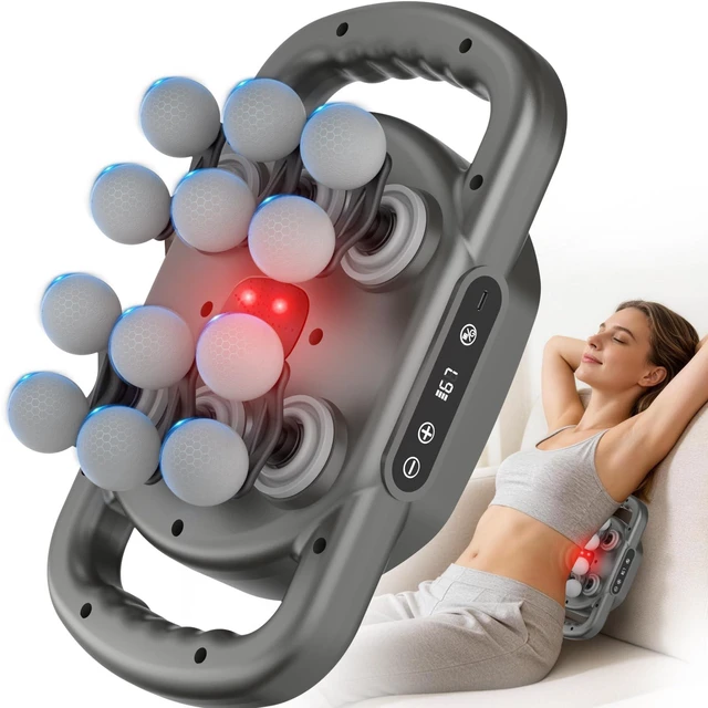 Main image of 12 Head Massage Gun Deep Tissue,Electric Back Muscle Percussion Massager | 9 Levels & 9 Modes,Longlasting,Cordless Rechargeable Massage Tool for Back/Shoulder/Arm/Leg/Foot Full Body Muscle Pain Relief
