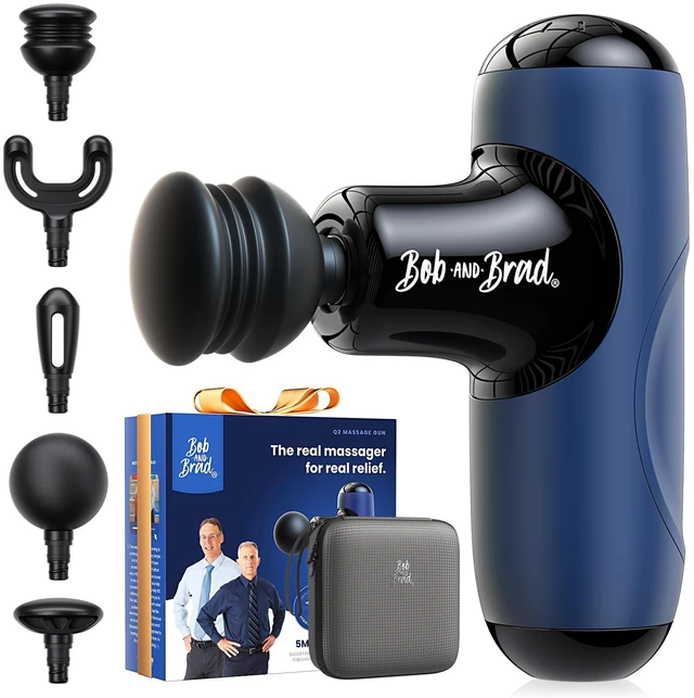 Main image of Q2 Mini Massage Gun, Pocket-Sized, Small, Travel Essential | FSA Portable Handheld Massager for Muscle Recovery, Quiet Percussion Deep Tissue Massager Gun, Ideal Gift, HSA Eligible