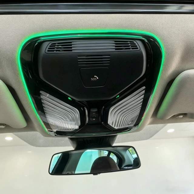 Main image of LED Interior Ambient Light for BMW, Car Roof Reading Light Trim Ring, Sync with OEM Ambient Lighting, Multi-Color, for BMW 3 4 5 6 7 Series, X3 X4 X5 X6 X7, G20 G22 G30 G01 G05 (Style 1)