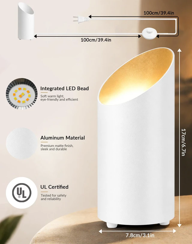 Alt view image 5 of 7 - 2 Pack Uplights Indoor Floor Can Lights, 3CCT with Remote, White | Uplighting Indoor, 3000K-6000K Dimmable, 6.5FT Plug Cord & Foot Switch, SpotLights Indoor for Home Accents, Plants, Artwor