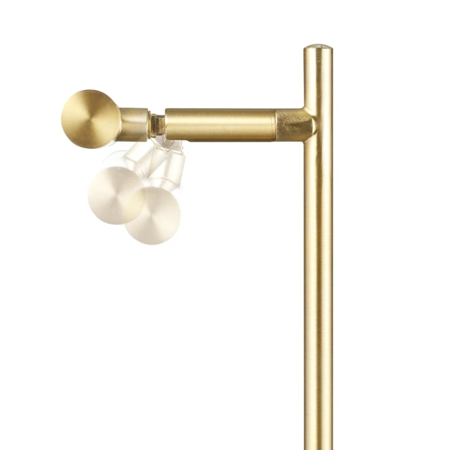 Alt view image 6 of 7 - 52889 West 15" LED Integrated Desk Lamp, Matte Brass, 200 Lumens, Dimmer Rotary Switch