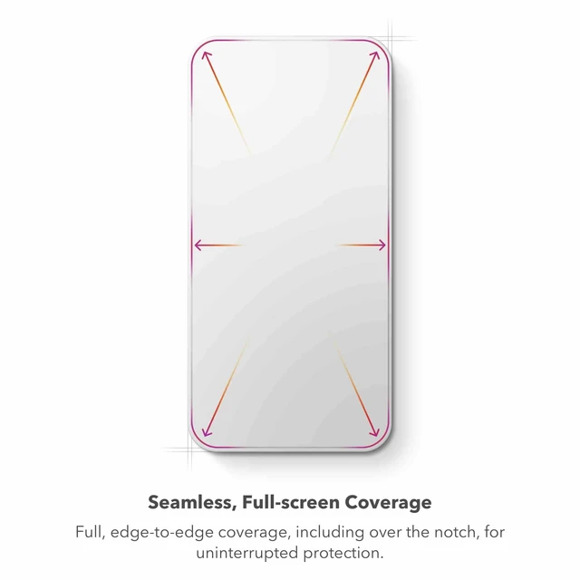 Alt view image 2 of 7 - XTR2 Screen Protector for iPhone 14 Pro | Glass, Dynamic Island Compatible, with New Anti-reflective Technology, Anti-dust installation