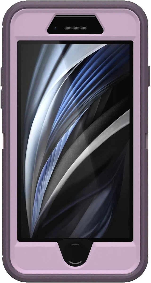 Alt view image 2 of 4 - Defender Series Case for iPhone SE (3rd and 2nd gen) and iPhone 8/7 - Purple Nebula (Winsome Orchid/Night Purple)