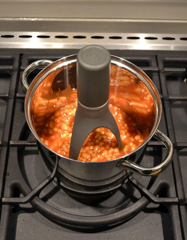 Alt view image 3 of 5 - Stirr - The Unique Automatic Pan Stirrer - Longer Nylon Legs, Grey