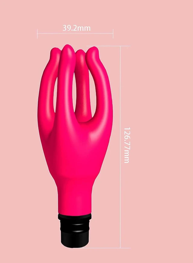Alt view image 4 of 4 - Massage Gun Attachments,Silicone Massage Gun Heads,Deep Tissue Percussion Trigger Point Massage Replacement Head, Plug and Play Comfort Tools (Color : F, Size : 15MM-16MM)