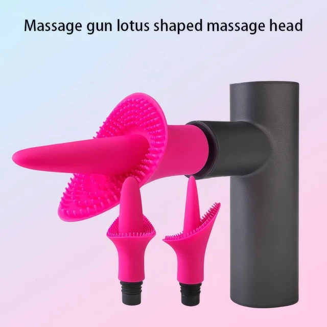 Alt view image 5 of 6 - Massage Gun Attachments,Silicone Massage Gun Heads,Deep Tissue Percussion Trigger Point Massage Replacement Head, Plug and Play Comfort Tools (Color : G, Size : 12MM-13MM)
