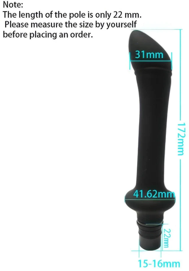Alt view image 2 of 5 - Massage Gun Attachments,Silicone Massage Gun Heads,Deep Tissue Percussion Trigger Point Massage Replacement Head, Plug and Play Comfort Tools (Color : C, Size : 15MM-16MM)