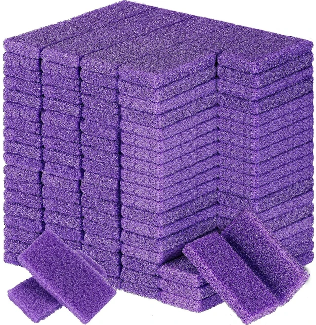 Main image of 200 Pcs Disposable Pumice Stones for Feet, Professional Pedicure Callus Remover Blocks for Spa Salon Pedicure Supplies, Foot Exfoliating Scrubber for Dead Skin and Heel Care