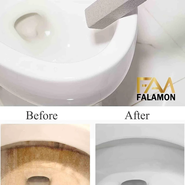 Alt view image 6 of 7 - 8 Pack Pumice Stone for Toilet Bowl Cleaning, Scouring Stick Remove Toilet Bowl Hard Water Rings, Calcium Buildup and Rust Suitable for Cleaning Toilet, Bathroom, Kitchen Sink, Grill