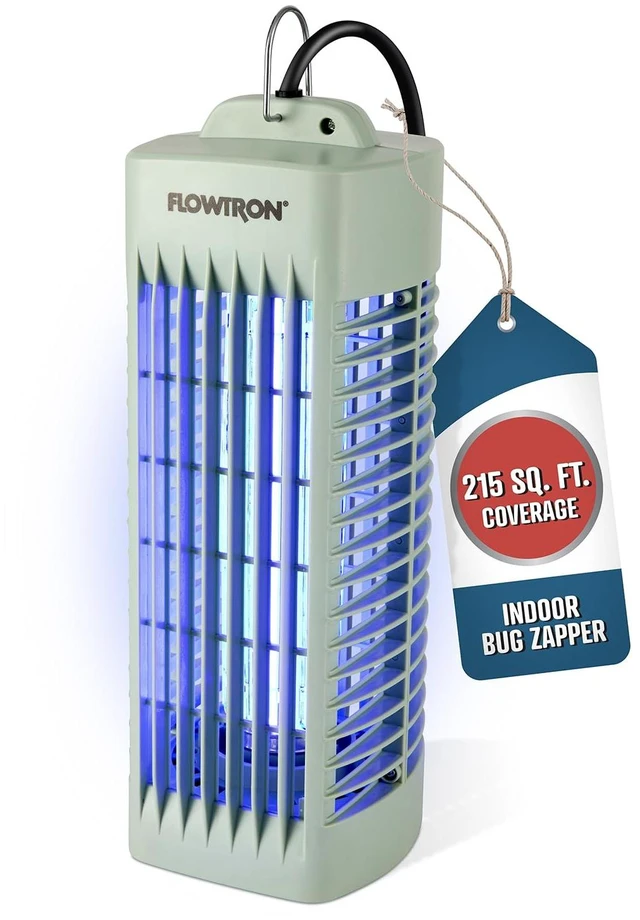 Main image of Indoor Bug Zapper, 1000V UV Insect Killer, 215 Sq Ft, Green | aIdeal for bedrooms, kitchens, offices, and dining rooms - plug into any wall outlet for continuous protection