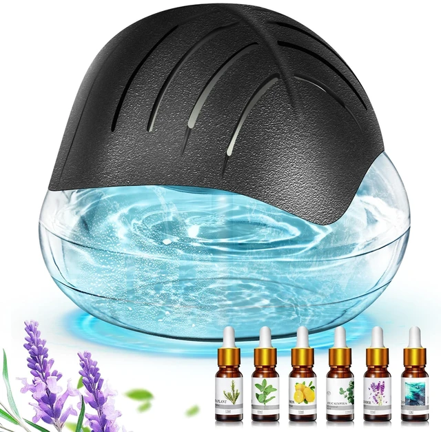Main image of Water Based Air Purifier for Home with 6x10ml Essential Oils Diffuser and Humidifier Function, Rainbow Air Washer with LED Light, Freshener for Smoke and Pet Odors