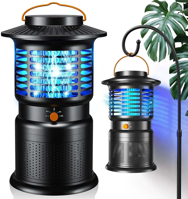 Main image of Bug Zapper Outdoor Indoor, Smart Fly Trap, Auto ON/Off Mosquito Trap, Rechargeable 10000mAh Insect Zapper, 2-in-1 Suction & Zap, IPX5 Waterproof for Bedroom, Kitchen & Patio