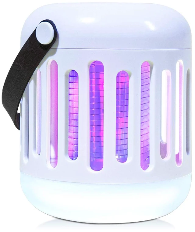 Main image of Zap Trap, Battery or USB Powered 2-in-1 Lamp and Bug Zapper with UV and LED Light, Portable Light for Indoor Spaces