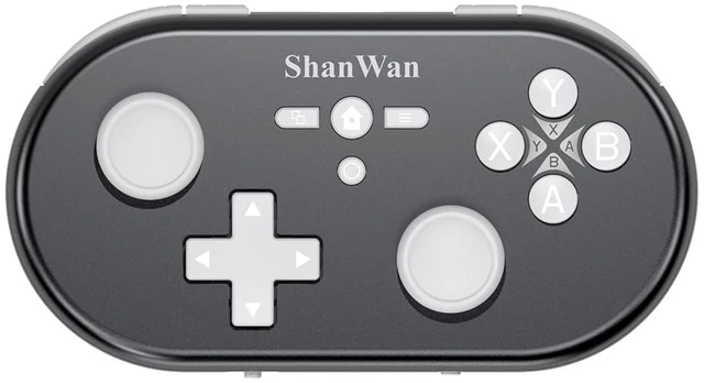 Main image of Wireless Mini Controller for Switch, PC, iOS, Android, Supports Keyboard Mode for iPad Procreate (Silver)