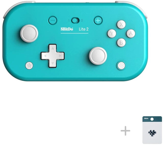 Main image of Lite 2 Wireless Gamepad Bluetooth Controller - Turquoise | Motion Controls, Linear Motors Vibration, for Switch/Switch 2, Android & Raspberry Pi