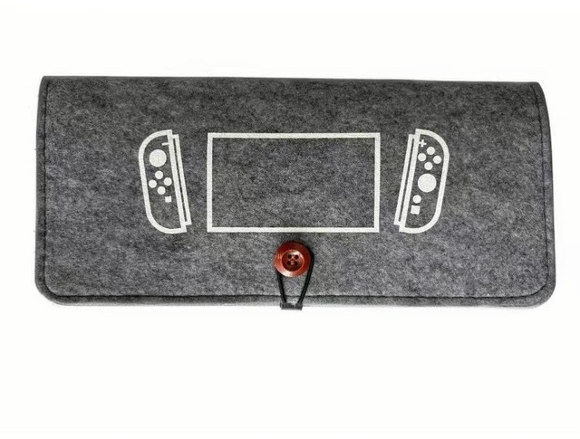 Main image of Carrying Case suitable for switch 2 ,2025 Odorless Felt Ultra Hard Shell Military Grade Protection Portable Travel Bag with 5 Game Card Slots - Light grey