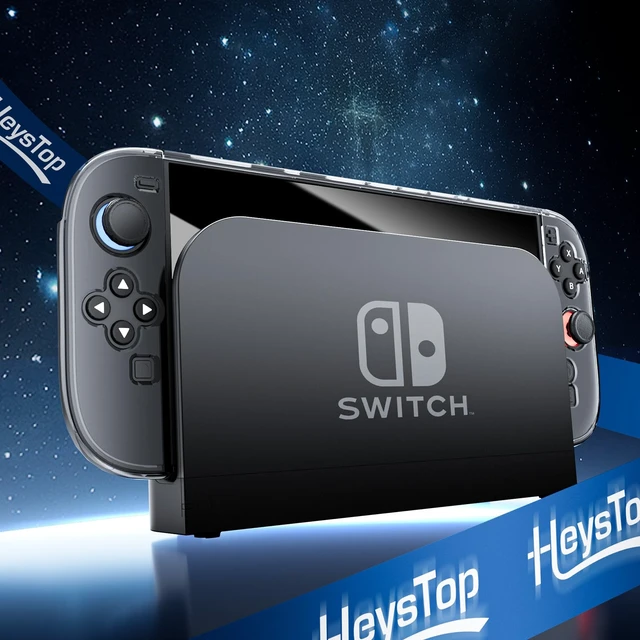 Alt view image 3 of 7 - Switch 2 Case for Nintendo, Dockable Shock Absorption Cover Shell | Screen Protector Film, Joy Con Controller Skin, Thumb Grips, Anti-Scratch Guard, Handheld Protective Accessories Kit