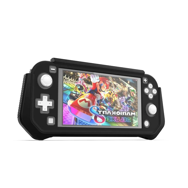 Alt view image 5 of 6 - Protective Case for Nintendo Switch Lite, Switch Lite Case with Detachable Screen Protector Cover + Hand Grip Case Compatible with Nintendo Switch Lite 2019, Black