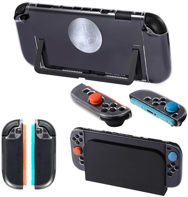 Main image of Dockable Protective Case for Nintendo Switch 2, Clear PC Protective Case Shell, Magnetic Accessory Compatible, Anti-Scratch Slim Hard Cover Skin, Compatible with Cooler, Power Banks & Magnetic Stands