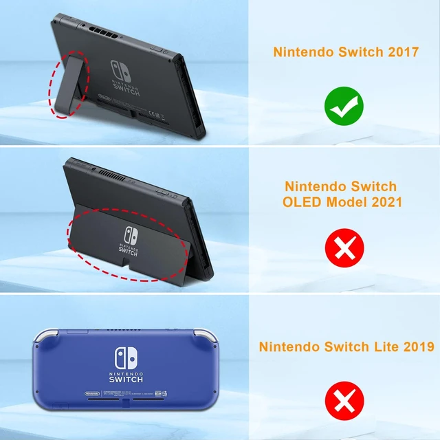 Alt view image 2 of 7 - Silicone Case Compatible with Nintendo Switch 2017, Soft Lightweight Ergonomic Grip Protective Cover with Shock-Absorption and Anti-Scratch Design for Switch Console, Red
