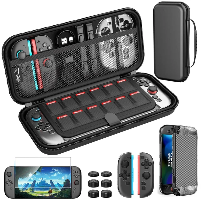Main image of Switch 2 Case for Nintendo, Protective Carrying Set with PC Cover | TPU Grip Sleeve for Joycon, Large Capacity Storage Design, Nintendo Switch 2025 Console Accessories Travel Pouch Bag Pack