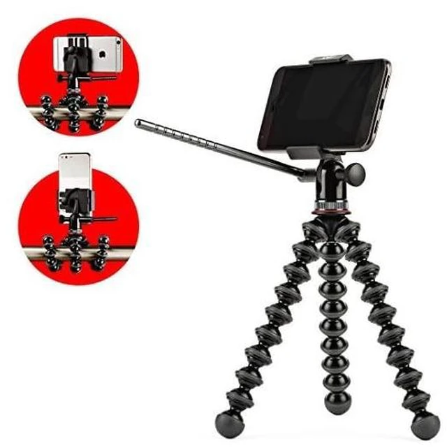 Main image of GripTight PRO Video GorillaPod Stand: Pan & Tilt Video Tripod Head and GorillaPod for Smartphones from iPhone SE to iPhone 8 Plus, Google Pixel, Samsung Galaxy S8 and More