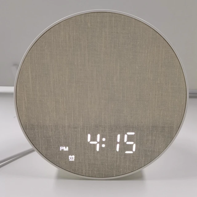 Alt view image 2 of 7 - Sunrise Alarm Clock, Sound Machine, Dual-Sided Sunrise Wake Up Light | Natural Sunrise Glow, Dual-Sided Enhanced Light, White Noise Machine, 30 Sounds, Dedicated Alarm Buttons, Cloud White