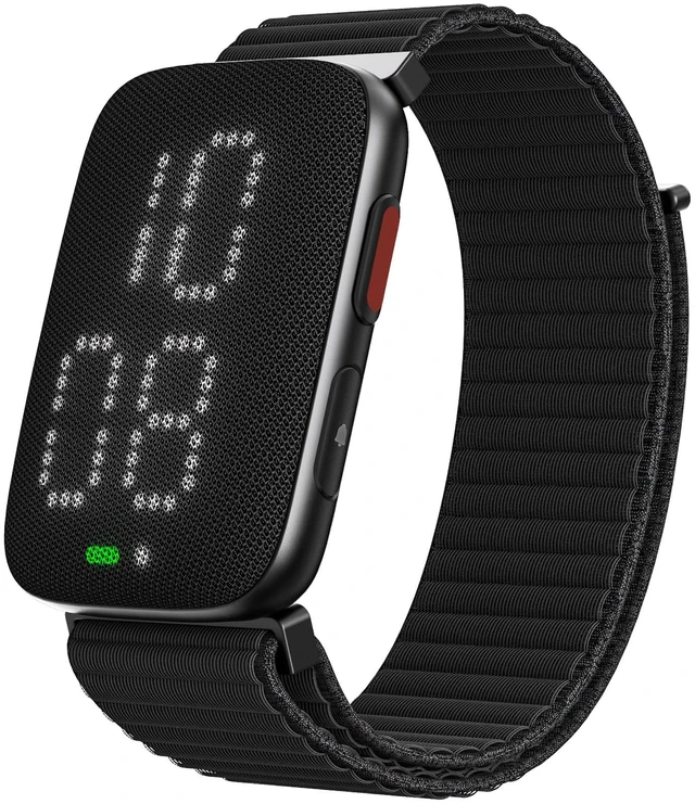 Main image of Vibrating Alarm Clock Watch, Comfort Wake-Up Alarm Wristband | 7-Day Battery, Wearable Vibration Wrist Alarm for Shared Bedrooms, Hearing impaired& Dorms, Zinc Case with Comfort Weave Loop