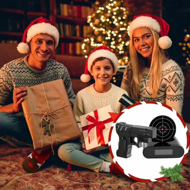 Alt view image 3 of 7 - Lock N' Load Gun Alarm Clock Target Alarm Clock Creative Clock | Interactive Target Shooting Game Makes Waking Up More Fun for Makes School Mornings More Engaging - Unique Gift for Kids