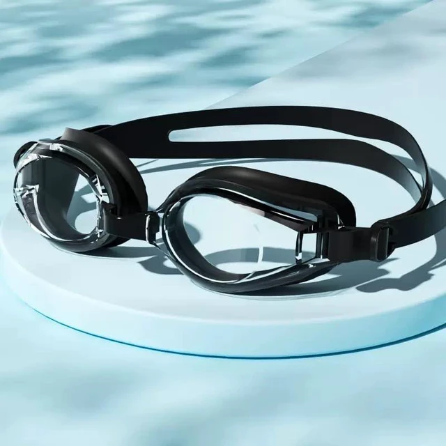 Main image of Swim Goggles with Anti-Fog, Anti-UV Lenses, No Leaking, Clear Vision for Adults Men Women Youth (black)