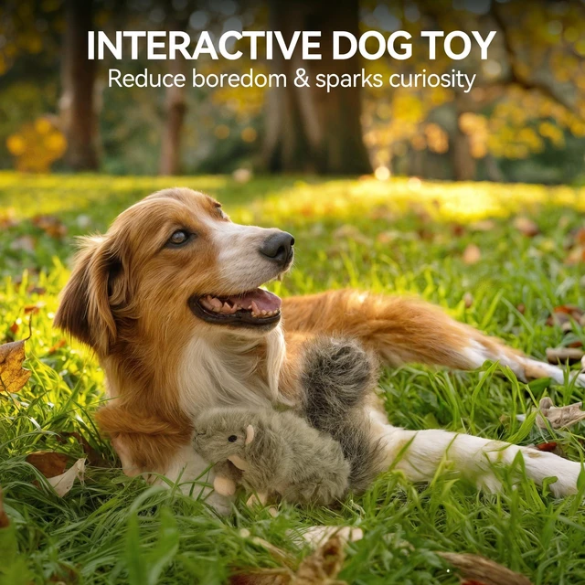Alt view image 7 of 7 - Classic Squirrel Pet Toys, Small