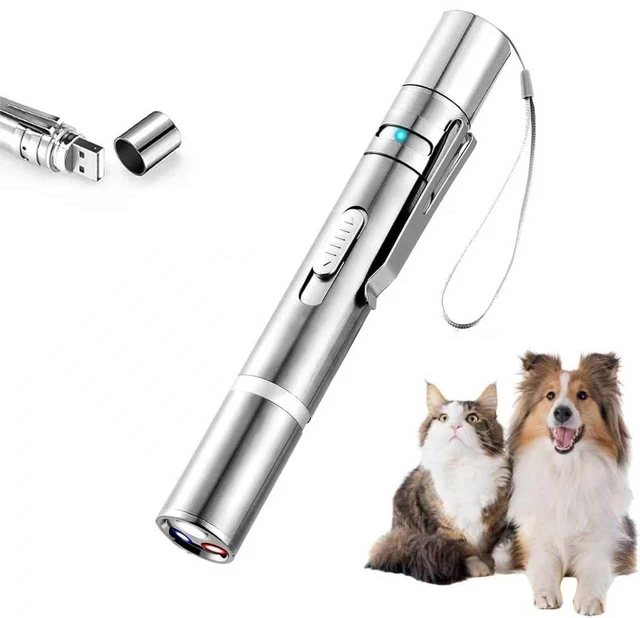 Main image of Cat Laser Pointer Toy, 3 Light Modes, 5 Fun Patterns, Interactive | Interactive pet toy for cats, dogs and birds, encouraging chase play, exercise and indoor fun with engaging light effects