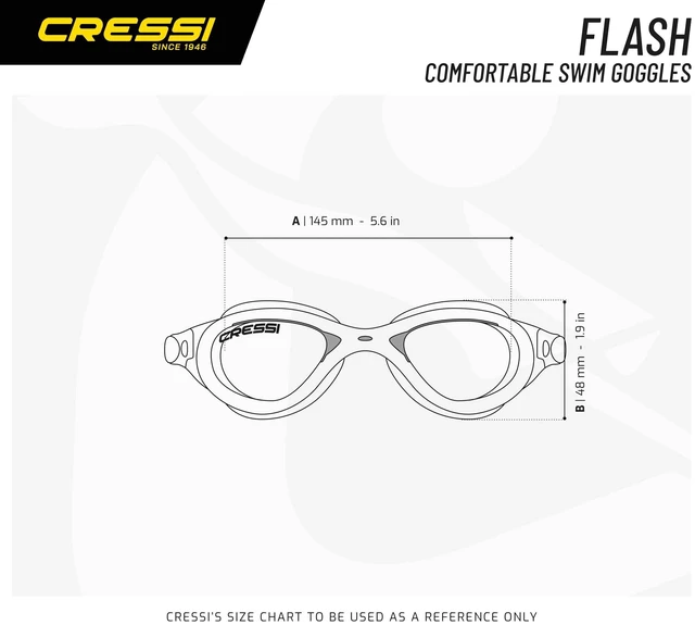 Alt view image 5 of 5 - Flash Swim Goggles, Clear/Black, Clear Lens