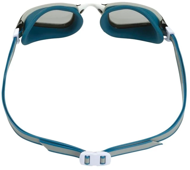 Alt view image 3 of 3 - Aquasphere Fastlane Adult Swim Goggle - Active Everyday Training, Patented Strap System with Adjustable Nose Bridge |Unisex Adult, Smoke Lens, Petrol/Petrol Frame (EP2999898LD)