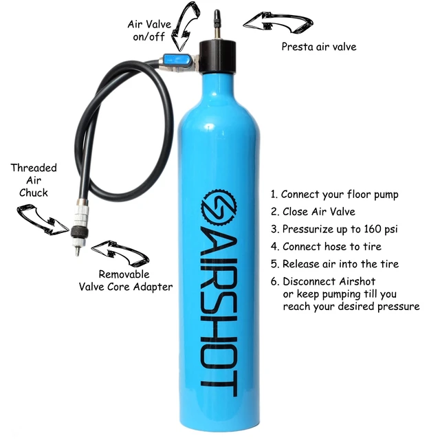 Alt view image 3 of 7 - Tubeless Tire Inflator 1.15l