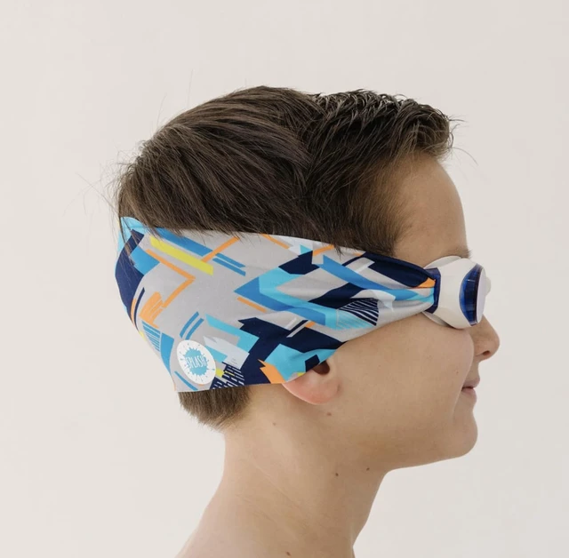 Alt view image 5 of 7 - SWIM GOGGLES with Fabric Strap - Adult & Kids Swim Goggles - Around The World Theme (Bolt)