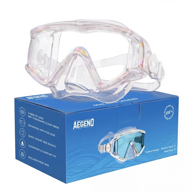 Alt view image 7 of 7 - Swim Goggles for Adult 220° Wide View Anti-Fog Goggles for Swimmming | 1 Pack Anti-UV Comfort Fit Swim Mask for Men Women Ideal for Pool, Beach, Swim Lessons, Vacation Essentials