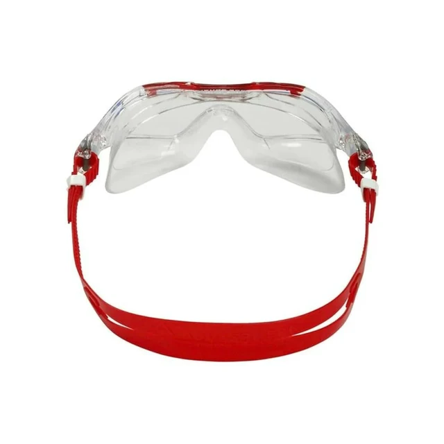 Alt view image 2 of 3 - Vista XP - Unisex Swimming mask, Clear Lens (Clear/Red)