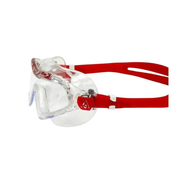 Alt view image 3 of 3 - Vista XP - Unisex Swimming mask, Clear Lens (Clear/Red)