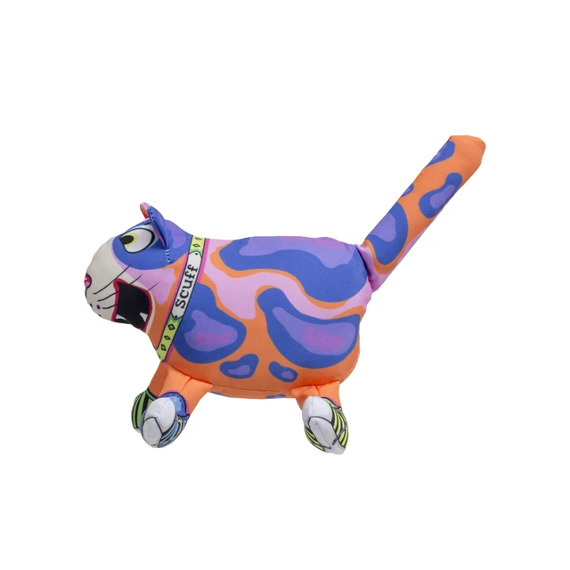 Alt view image 2 of 6 - that Sneacky Cat Scuff Dog Toy | Durable Squeaky Dog Toy | Rugged Dog Chew Toy | Medium